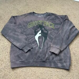 Ghostface Scream grey crewneck sweatshirt Size M
